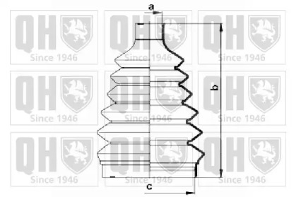 Комплект пыльника QUINTON HAZELL QJB261