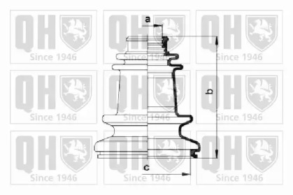 Комплект пыльника QUINTON HAZELL QJB2626