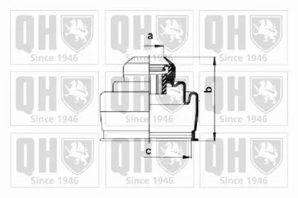 Комплект пыльника QUINTON HAZELL QJB2661