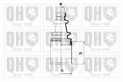 Комплект пыльника QUINTON HAZELL QJB2676