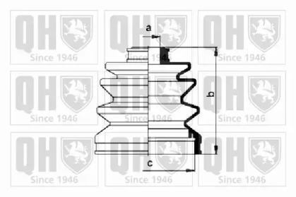 Комплект пыльника QUINTON HAZELL QJB268