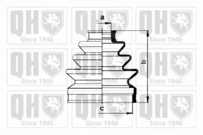 Комплект пыльника QUINTON HAZELL QJB269