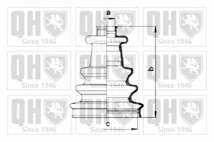 Комплект пыльника QUINTON HAZELL QJB2695