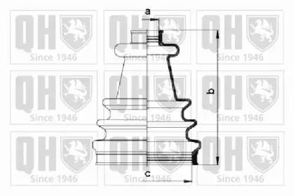 Комплект пыльника QUINTON HAZELL QJB2700