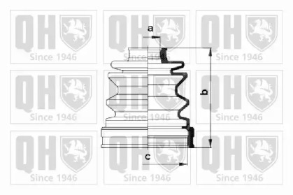 Комплект пыльника QUINTON HAZELL QJB271