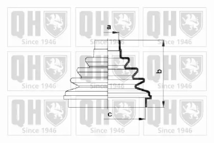 Комплект пыльника QUINTON HAZELL QJB2722