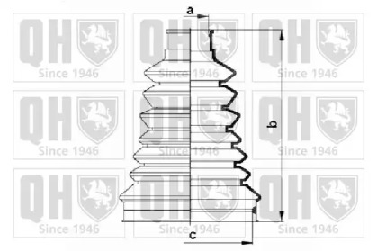 Комплект пыльника QUINTON HAZELL QJB2725