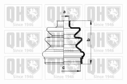 Комплект пыльника QUINTON HAZELL QJB2729