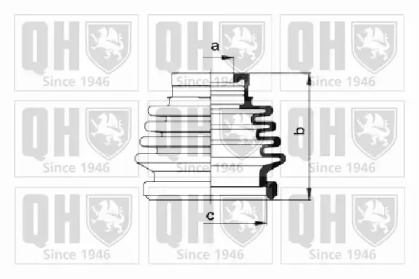 Комплект пыльника QUINTON HAZELL QJB274