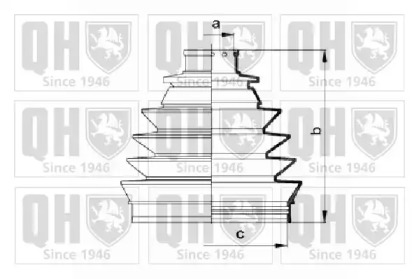 Комплект пыльника QUINTON HAZELL QJB2741