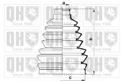 Комплект пыльника QUINTON HAZELL QJB2742