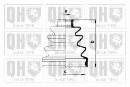 Комплект пыльника QUINTON HAZELL QJB275