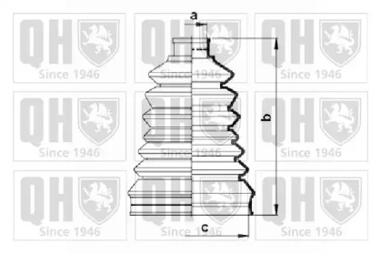 Комплект пыльника QUINTON HAZELL QJB2750