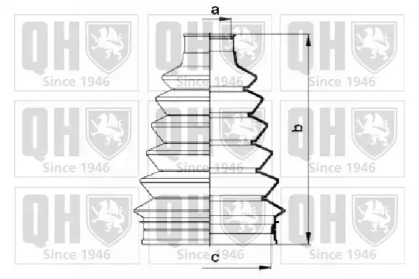 Комплект пыльника QUINTON HAZELL QJB2753