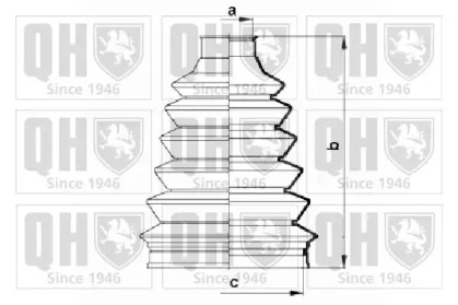 Комплект пыльника QUINTON HAZELL QJB2754