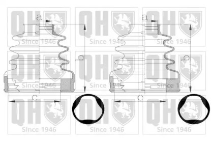 Комплект пыльника QUINTON HAZELL QJB2794