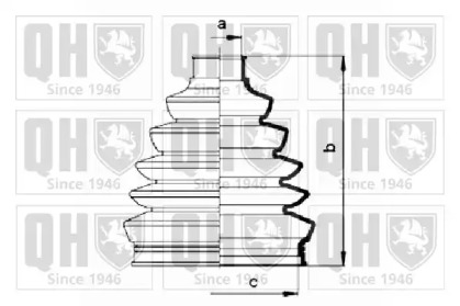 Комплект пыльника QUINTON HAZELL QJB2808