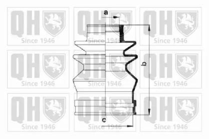 Комплект пыльника QUINTON HAZELL QJB281