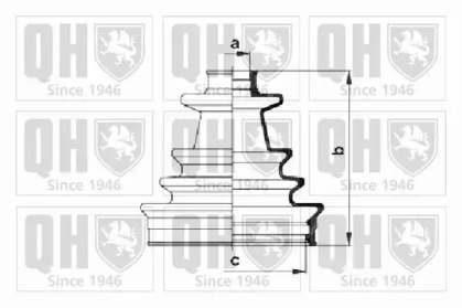 Комплект пыльника QUINTON HAZELL QJB286