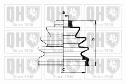 Комплект пыльника QUINTON HAZELL QJB288