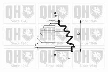 Комплект пыльника QUINTON HAZELL QJB293