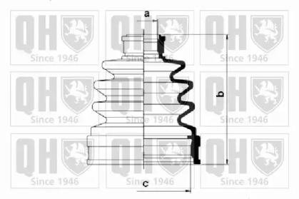Комплект пыльника QUINTON HAZELL QJB314