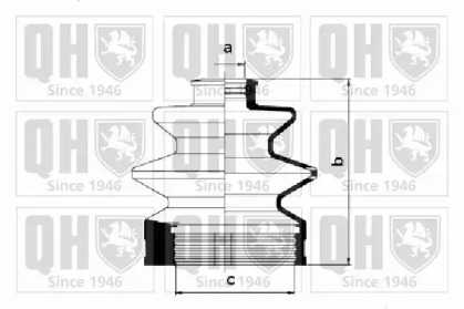 Комплект пыльника QUINTON HAZELL QJB342