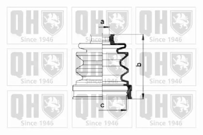 Комплект пыльника QUINTON HAZELL QJB352