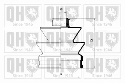 Комплект пыльника QUINTON HAZELL QJB365