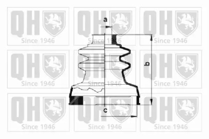 Комплект пыльника QUINTON HAZELL QJB366