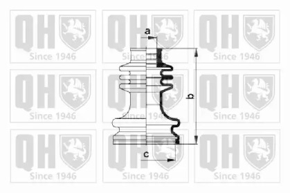 Комплект пыльника QUINTON HAZELL QJB372