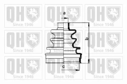 Комплект пыльника QUINTON HAZELL QJB377