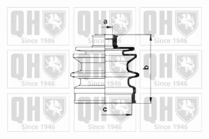 Комплект пыльника QUINTON HAZELL QJB381