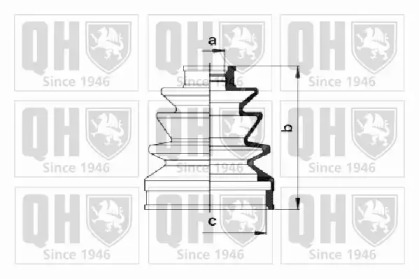 Комплект пыльника QUINTON HAZELL QJB383