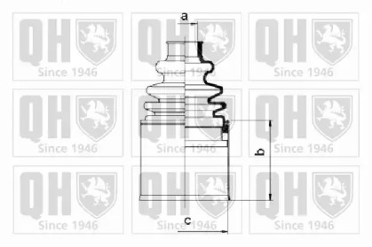 Комплект пыльника QUINTON HAZELL QJB389