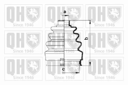 Комплект пыльника QUINTON HAZELL QJB403