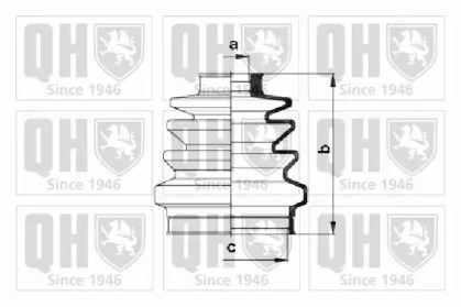 Комплект пыльника QUINTON HAZELL QJB405