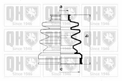 Комплект пыльника QUINTON HAZELL QJB415