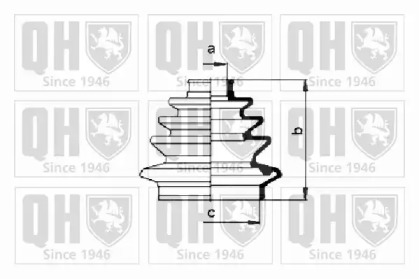 Комплект пыльника QUINTON HAZELL QJB426