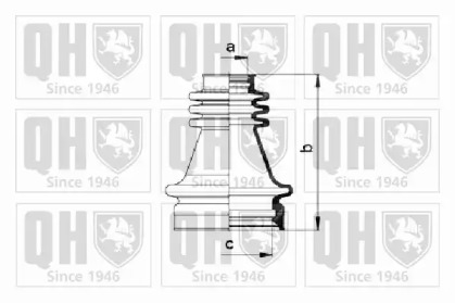 Комплект пыльника QUINTON HAZELL QJB458