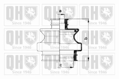 Комплект пыльника QUINTON HAZELL QJB460