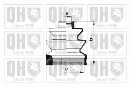 Комплект пыльника QUINTON HAZELL QJB461