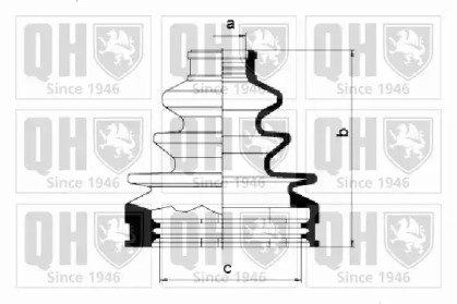 Комплект пыльника QUINTON HAZELL QJB462