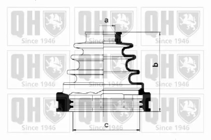 Комплект пыльника QUINTON HAZELL QJB463