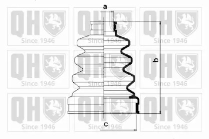 Комплект пыльника QUINTON HAZELL QJB465