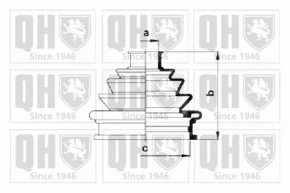 Комплект пыльника QUINTON HAZELL QJB482