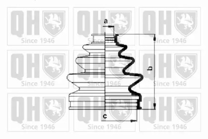 Комплект пыльника QUINTON HAZELL QJB483