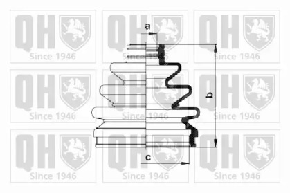 Комплект пыльника QUINTON HAZELL QJB484