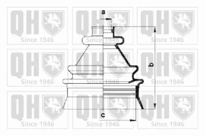 Комплект пыльника QUINTON HAZELL QJB492