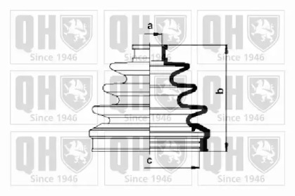 Комплект пыльника QUINTON HAZELL QJB495